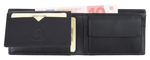 Novčanik kožni muški mali sa RFID zaštitom 61660  10,5x7x3 Tesoro HJP crna