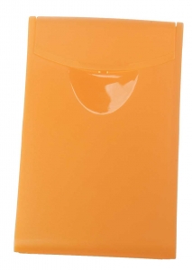 Držač za vizit karte COGNITO translucent narandžasta