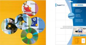 Etikete za CD 116 A4/2 1/25 bela 