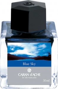 Mastilo za naliv pero 30 ml Carand'ache plava