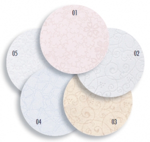 Filigrano, čestitka A6 210x148 mm, cvetni motiv, pack 1/5 Artoz nežno roze