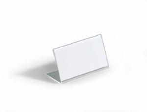 Akrilni stoni stalak za natpise, 61x150mm, 1/10 