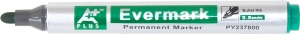 Permanent marker Evermark PY237800 obli vrh 2,5 mm A Plus zelena