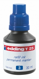 Refil za markere E-T25, 30ml Edding plava