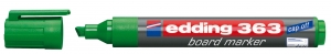 Marker za belu tablu 363 1-5mm, kosi vrh Edding zelena