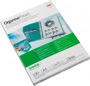 Bušena folija za plastifikaciju A4, 125mµ 