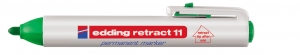 Permanent marker E-11 Retract 1,5-3mm Edding zelena