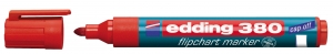 Flipchart marker 380 1,5-3mm, zaobljeni Edding crvena