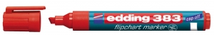 Flipchart marker 383 1-5mm, kosi vrh Edding crvena