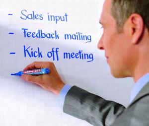 Flipchart marker 383 1-5mm, kosi vrh crvena