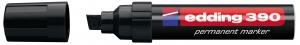 Marker permanent 390 4-12mm, deblji, kosi vrh Edding crna
