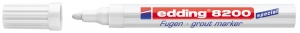 Marker za fuge E-8200 2-4mm Edding bela
