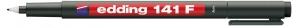 Permanent pen OHP marker 0,6mm 141F Edding crna