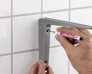 Zidarski marker E-8850 0,7-1mm crna