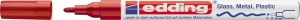 Paint marker E-751 1-2mm Edding crvena