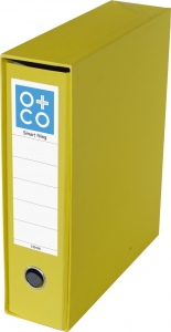 Registrator A4 normal O+CO sa Mikroval kutijom "Smart filing" O+CO žuta
