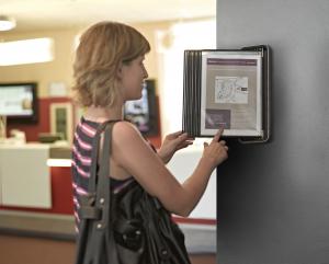 Stalak zidni lux sa 10 ramova A4 "Veo line" Tarifold-Djois 