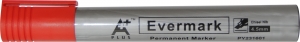 Permanent marker sa klipsom PY231601 kosi vrh, 4,5 mm A Plus crvena