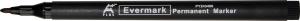Permanent marker u slim kućištu PY243400, 1mm crna