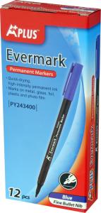 Permanent marker u slim kućištu PY243400, 1mm plava