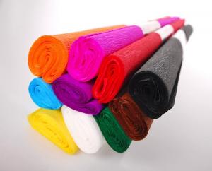 Krep papir 0,5x2m 1/1 nežno roze