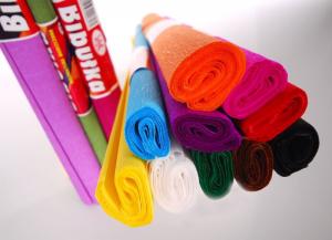 Krep papir 0,5x2m 1/1 nežno roze