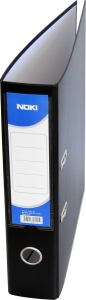 Registrator PVC normal 70mm, sa ojačanjem, A4 Noki crna