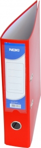 Registrator PVC normal 70mm, sa ojačanjem, A4 Noki crvena