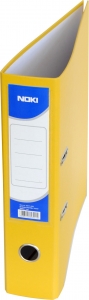 Registrator PVC normal 70mm, sa ojačanjem, A4 Noki žuta