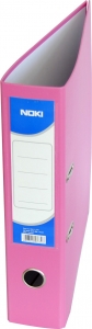 Registrator PVC normal 70mm, sa ojačanjem, A4 Noki roze