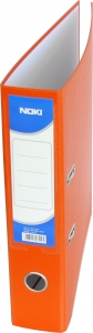 Registrator PVC normal 70mm, sa ojačanjem, A4 Noki narandžasta