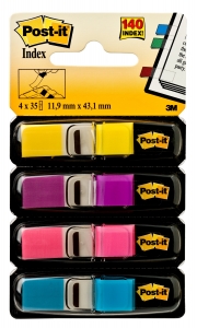 Post-it index 683-4AB Fluo, 35 listića x 4 boje 3M 