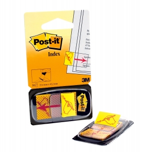 Post-it index "Sign Here", 50 listića, 25,4x43,2mm 680-031 3M