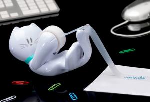 Stalak za lepljivu traku Scotch "Kitty"+ 1x Magic tape 