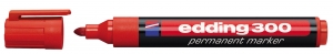 Marker permanent E-300 1,5-3mm, industrijsko pakovanje Edding crvena