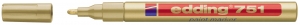 Paint marker E-750 2-4mm Edding zlatna