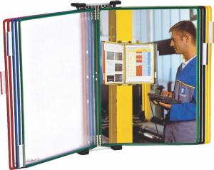 Stalak zidni čelični sa 10 ramova A3 Tarifold-Djois 