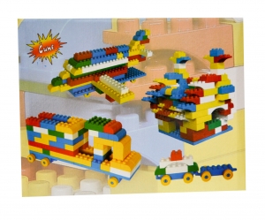 Plastične kocke-Lego u kartonskoj kutiji 1/75 