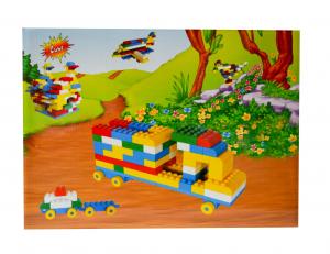 Plastične kocke-Lego u kartonskoj kutiji 1/102 