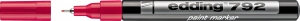 Paint marker E-792 0,8mm Edding crvena