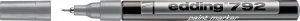 Paint marker E-792 0,8mm Edding srebrna