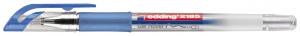 Gel roler E-2185 Crystaljelly 0,7mm plava