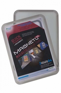Magnetna folija sa magnetnim zatvaranjem A4 pak. 1/2, Tarifold - Djois srebrna