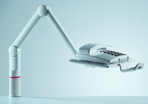 Stalak za telefon Talkmaster siva