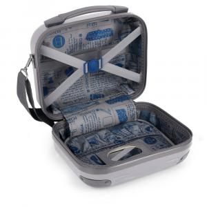 Neseser 30x23x15 cm 10l Balance srebrna