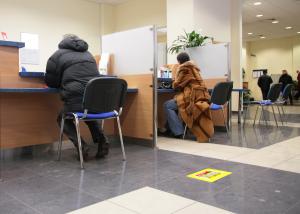Samolepljivi zatvoreni podni ram A4 1/10, Tarifold - Djois žuta