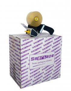 Lepljiva traka "smart tape" 48mmx150m mat braon, low noise premium široki selotejp