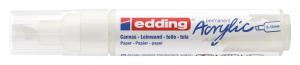 Akrilni marker E-5000 broad 5-10mm kosi vrh bela