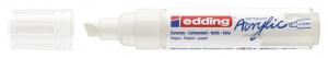 Akrilni marker E-5000 broad 5-10mm kosi vrh bela