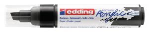 Akrilni marker E-5000 broad 5-10mm kosi vrh crna
